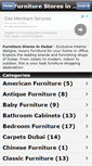 Mobile Screenshot of furniturestoresindubai.com